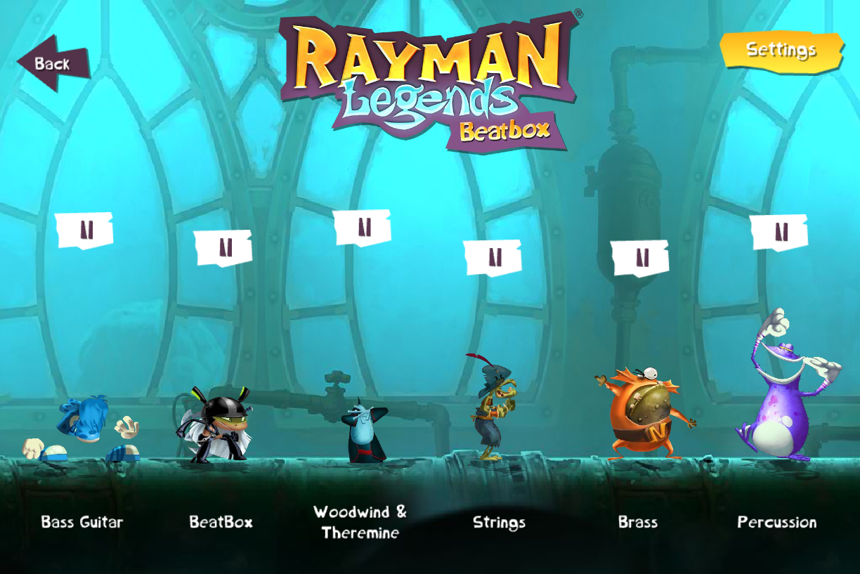 Rayman Legends Beatbox Game Screenshot